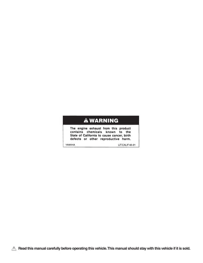 Yamaha YZ250FX Motorcycle Service Manual | 2017-2021 - sample page 9