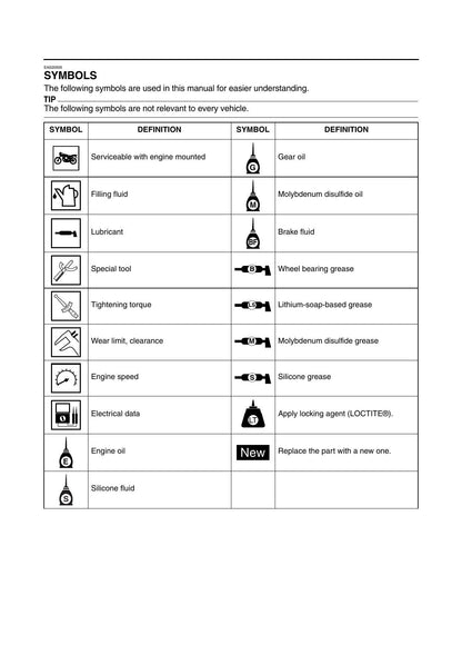 Yamaha TMAX XP530 Scooter Service Manual | 2017-2021 - sample page 6