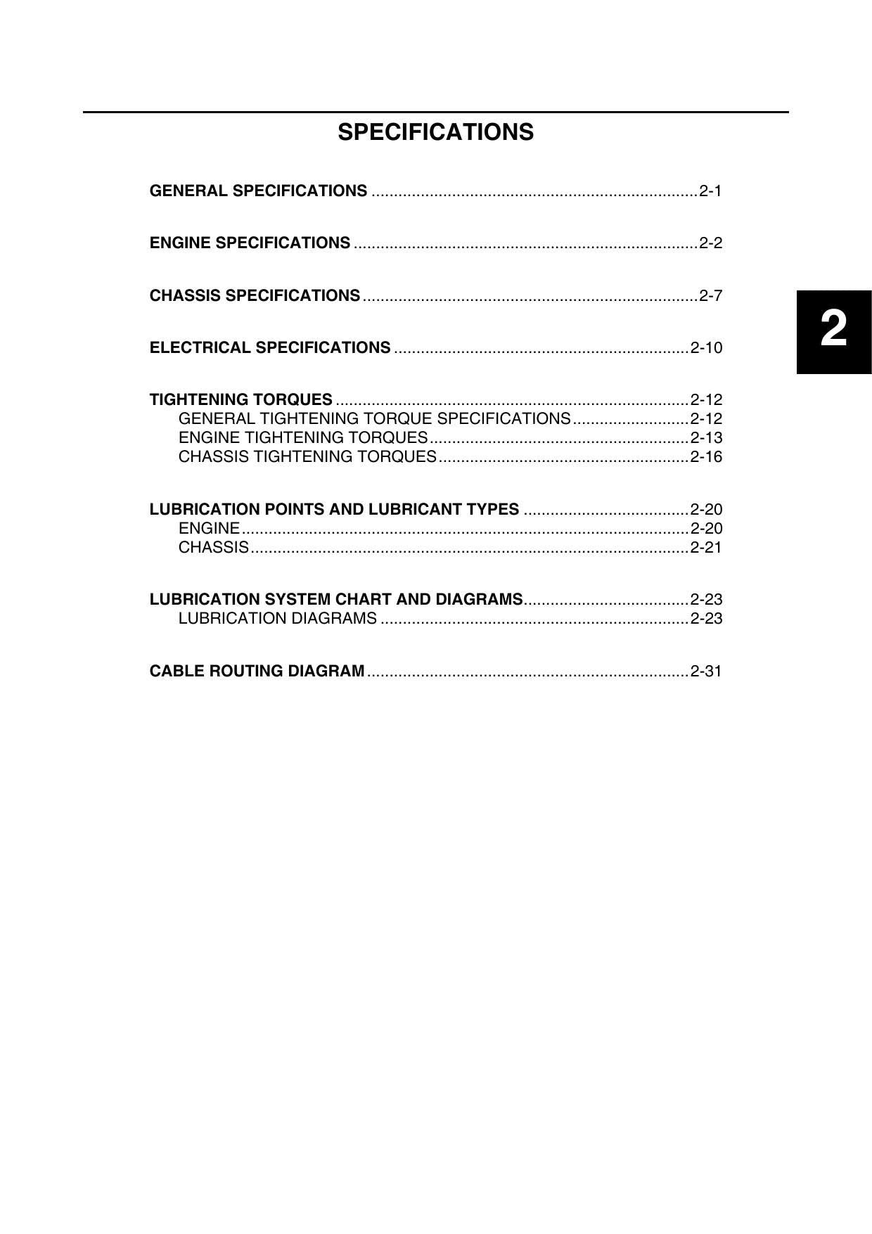 Yamaha WR250F WR250FH Motorcycle Service Manual | 2017-2021 - sample page 4