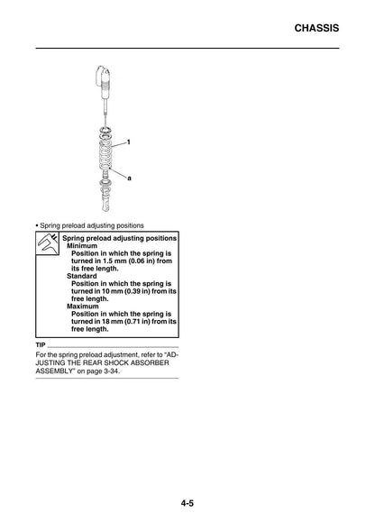 Yamaha WR250F WR250FH Motorcycle Service Manual | 2017-2021 - sample page 6