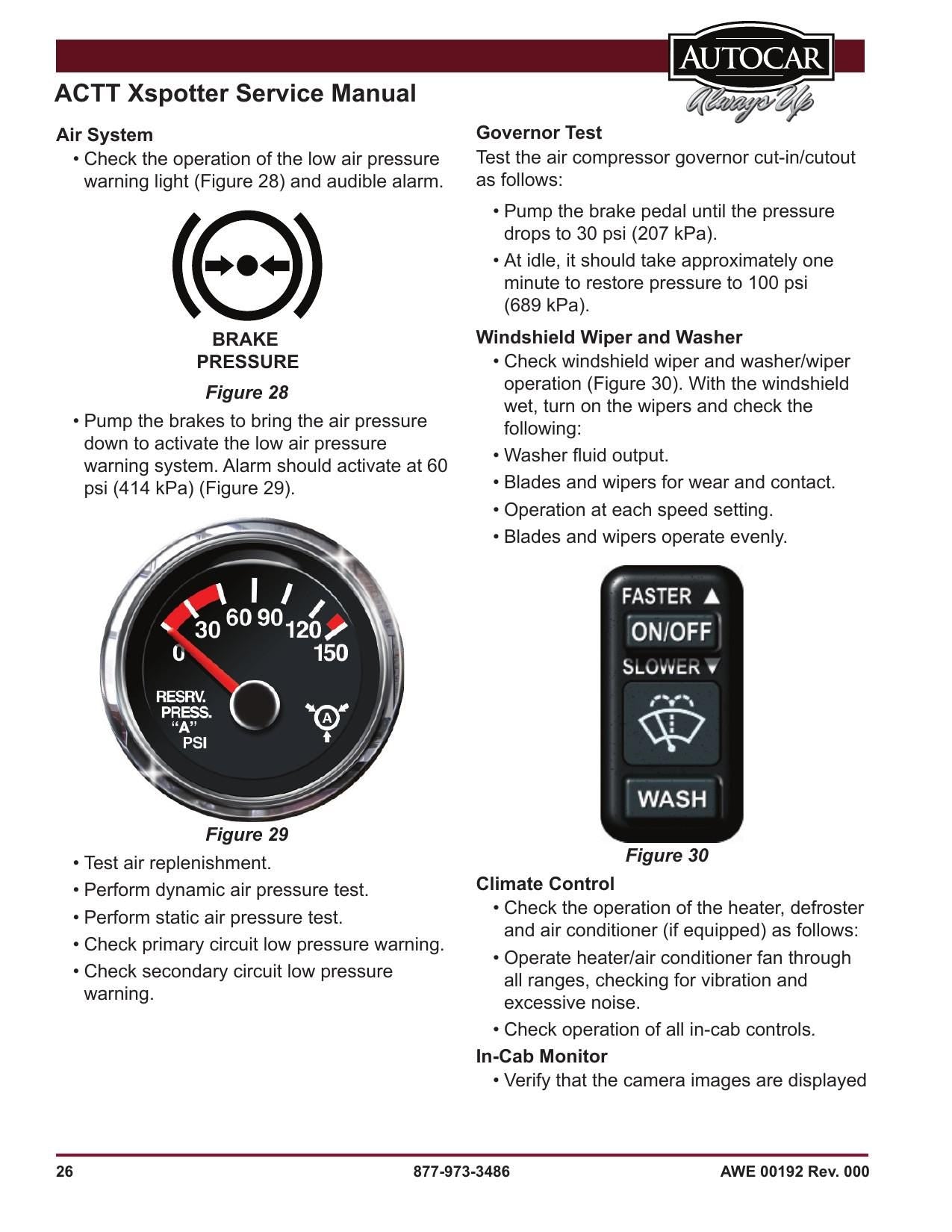 Autocar ACTT Xspotter Terminal Tractor Service Manual | 2018-2022 - sample page 4