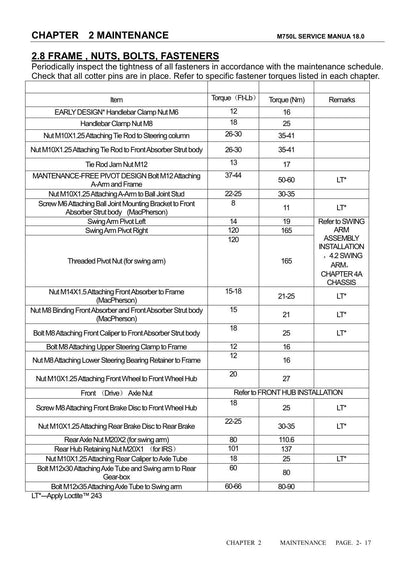 Linhai HY740STL M750L ATV Service Manual | 2018-2022 - sample page 5