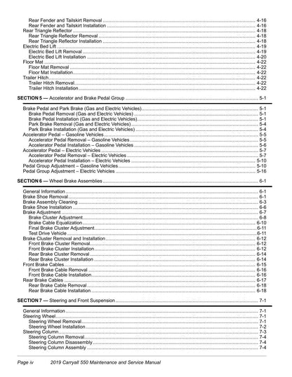 Club Car Carryall 550 Golf Cart Service Manual | 2019-2023 - sample page 8