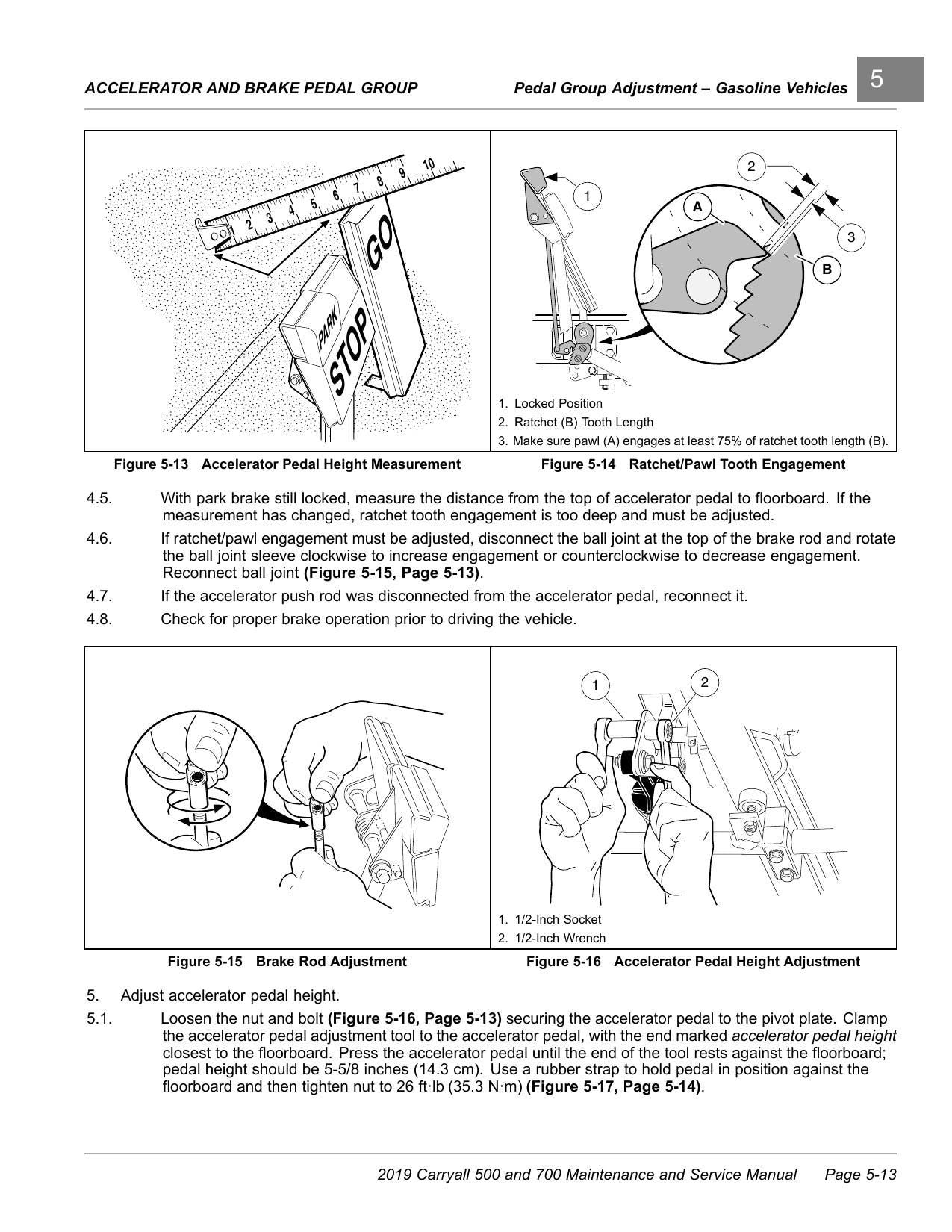 Club Car Carryall 500 700 Golf Cart Service Manual | 2019-2023 - sample page 2