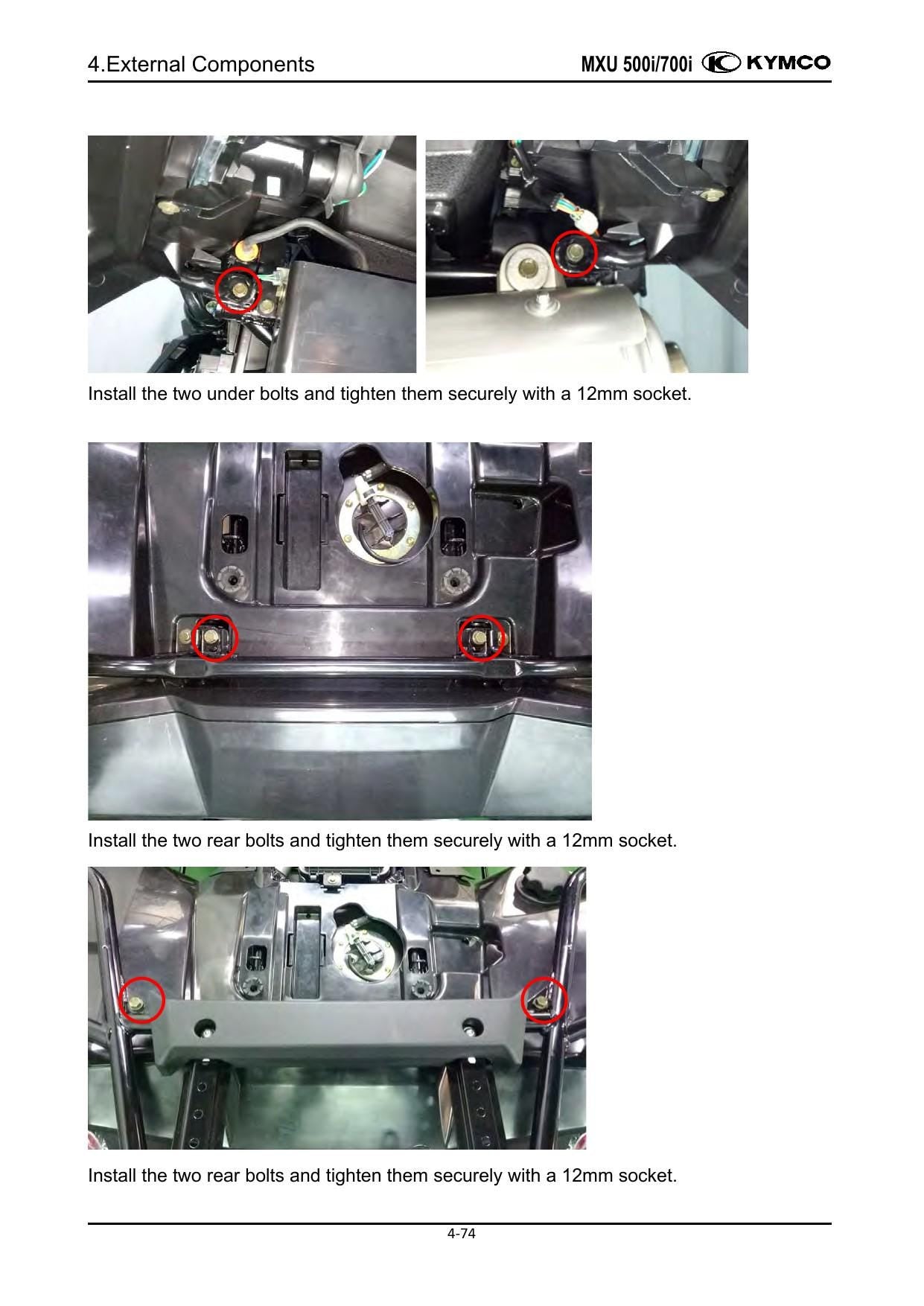 KYMCO MXU 700I 500I ATV Service Manual | 2018-2022 - sample page 2