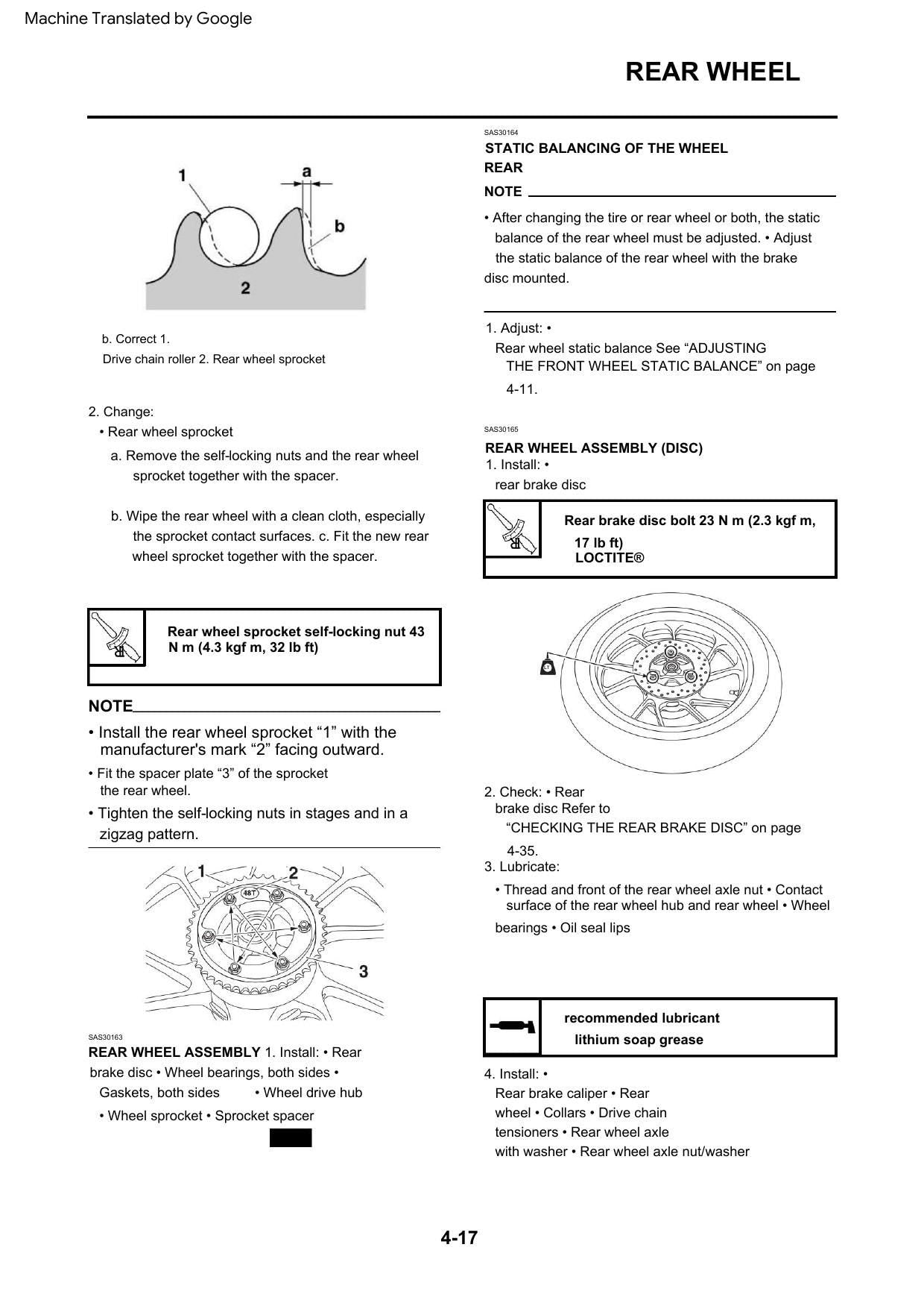 Yamaha YZF-R15 Motorcycle Service Manual | 2019-2023 - sample page 3