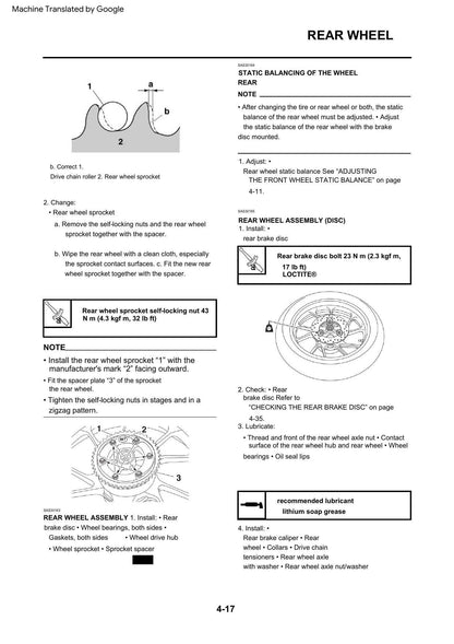 Yamaha YZF-R15 Motorcycle Service Manual | 2019-2023 - sample page 3