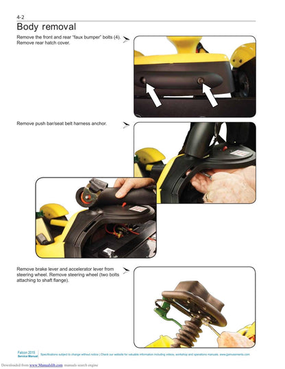 J&J Amusements Falcon Go-Kart Service Manual | 2018-2022 - sample page 3