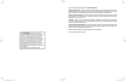 Yamaha YZ450FX Motorcycle Service Manual | 2019-2023 - sample page 9