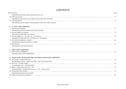 Zontes ZT250-R Motorcycle Service Manual | 2021-2025 - sample page 9