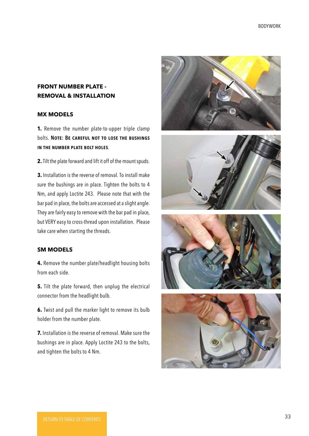 Alta Motors Redshift Electric Motorcycle Service Manual | 2014-2018 - sample page 1
