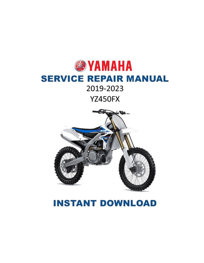 Yamaha YZ450FX Motorcycle Service Manual | 2019-2023 - Service Manual PDF Instant Download