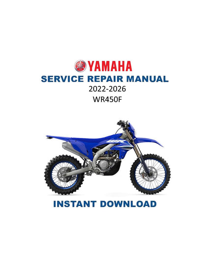 Yamaha WR450F Motorcycle Service Manual | 2022-2026 - Service Manual PDF Instant Download