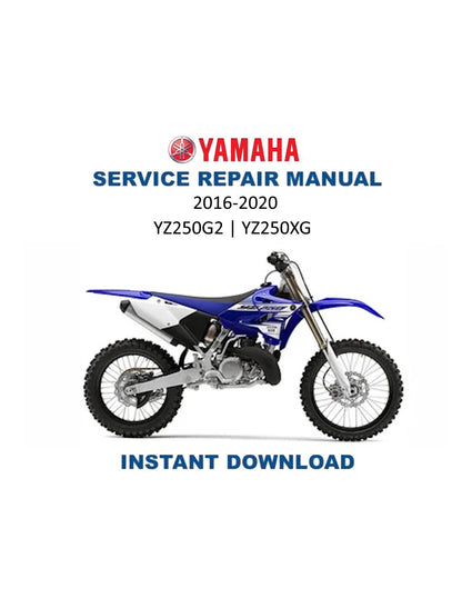 Yamaha YZ250 Motorcycle Service Manual | 2016-2020 - Service Manual PDF Instant Download