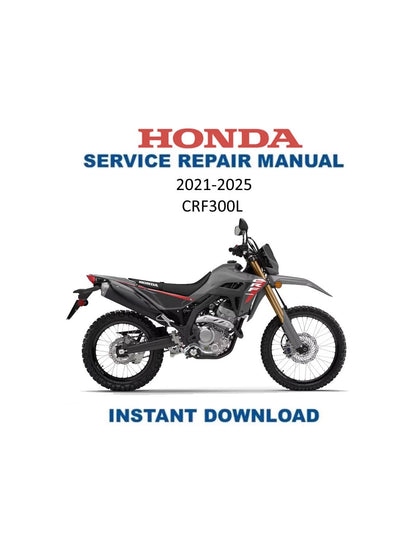 Honda CRF300L Motorcycle Service Manual | 2021-2025 - Service Manual PDF Instant Download
