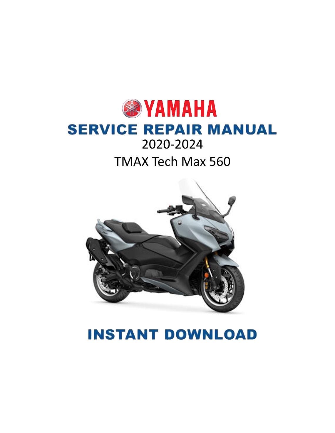 Yamaha TMAX Tech Max 560 Scooter Service Manual | 2020-2024 - Service Manual PDF Instant Download