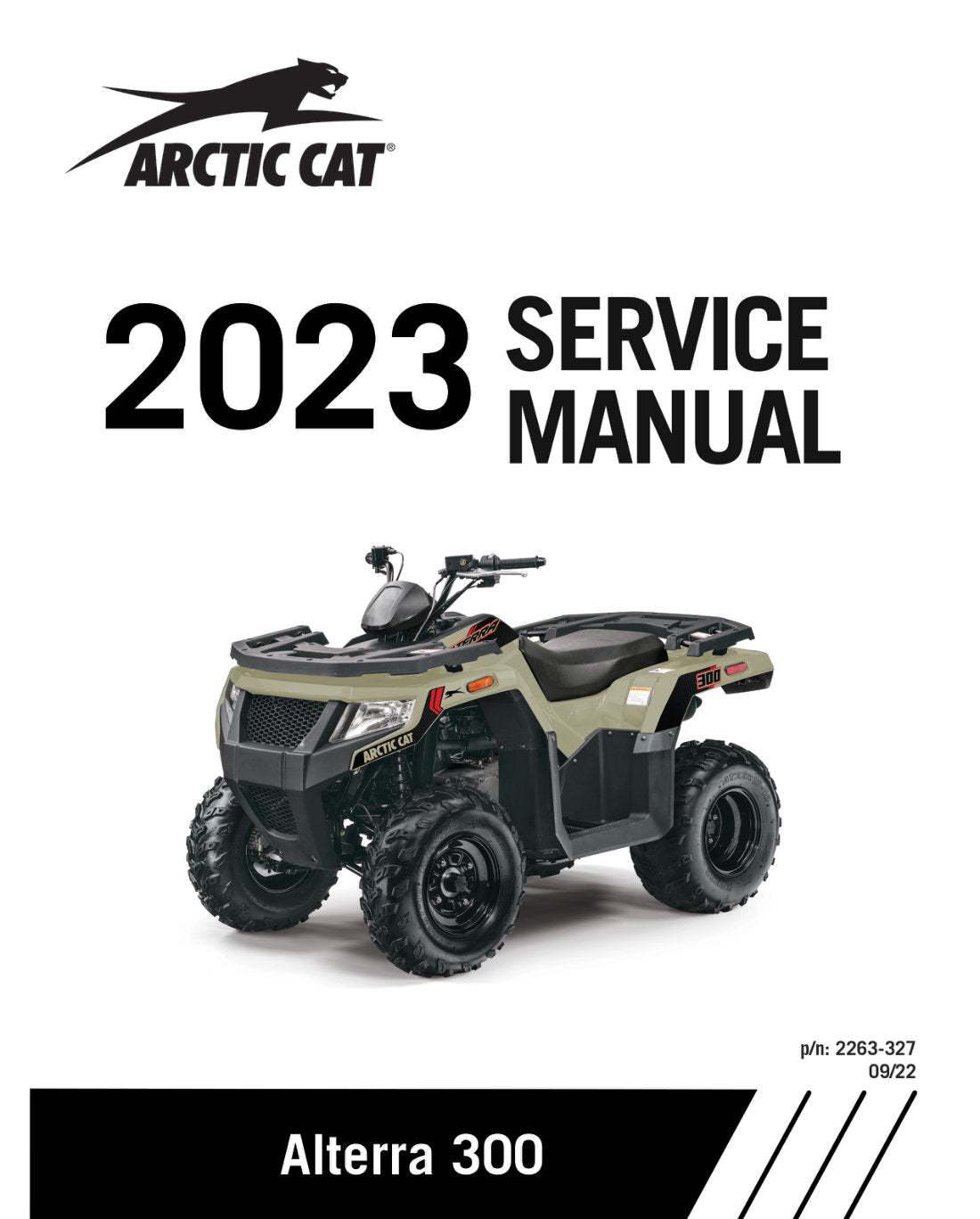 Arctic Cat Alterra 300 2023 service manual - page 1