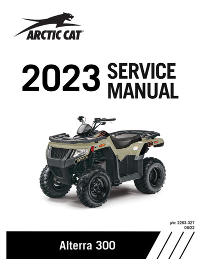 Arctic Cat Alterra 300 2023 service manual - page 1