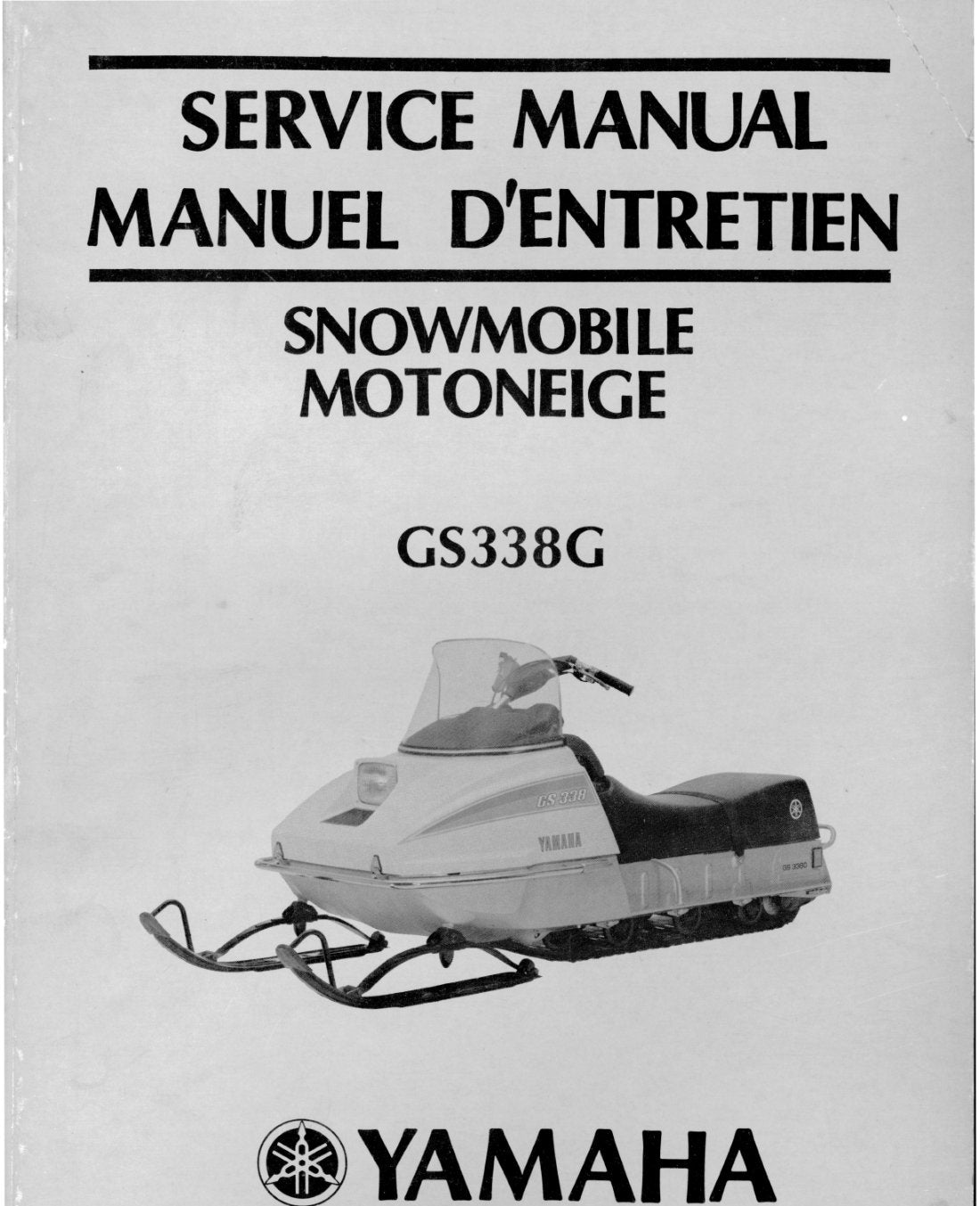 Yamaha GS338 service manual - page 1