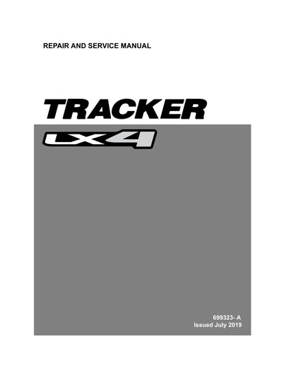 Tracker Offroad LX4 EFI Gas Golf Cart Service Manual PDF 2020 - sample page 1