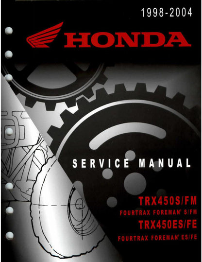 Honda Foreman 450 1998-2004 service manual - page 1
