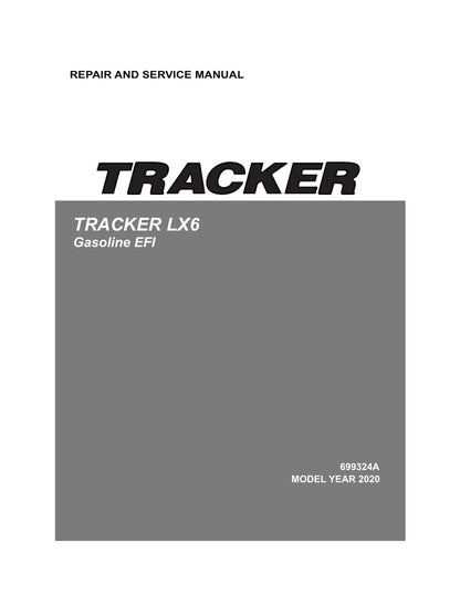 Tracker Offroad LX6 EFI Gas Golf Cart Service Manual PDF 2020 - sample page 1