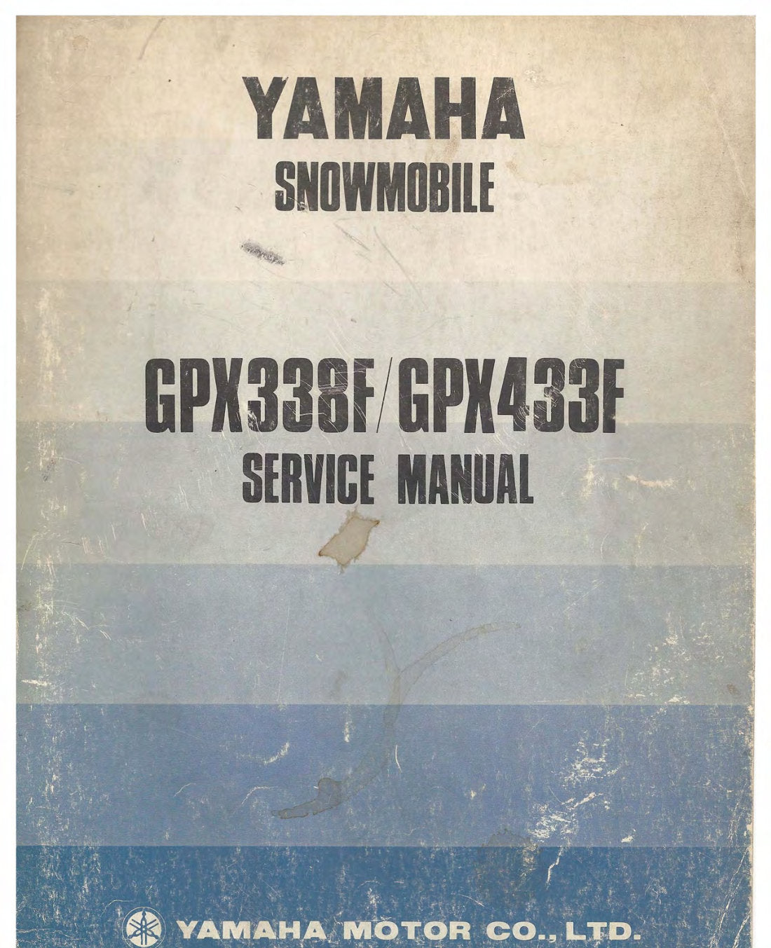 Yamaha GP338 GPK433 service manual - page 1