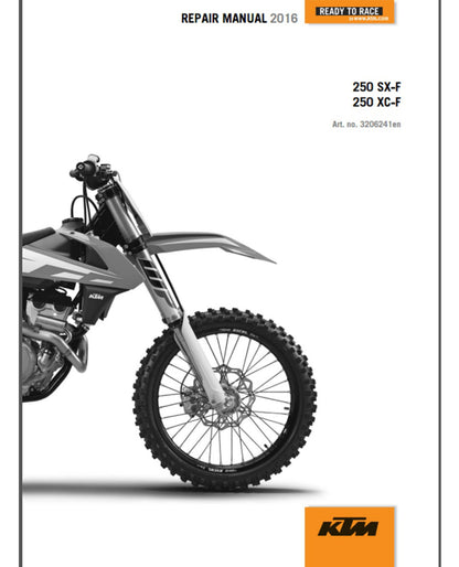 KTM 250 SX-F 2016 service manual - page 1