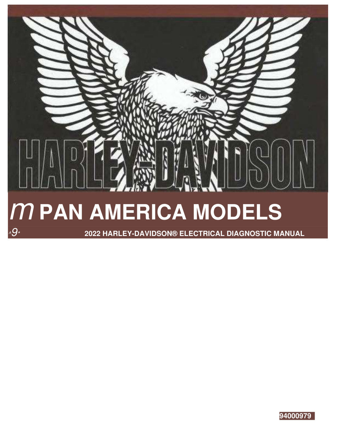 2022 Harley-Davidson Pan America Electrical Diagnostic Manual - page 1