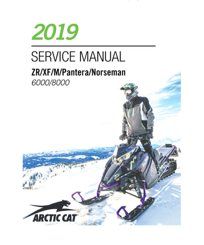 Arctic Cat ZR XF M Pantera Norseman Snowmobile Service Manual 2019 - page 1