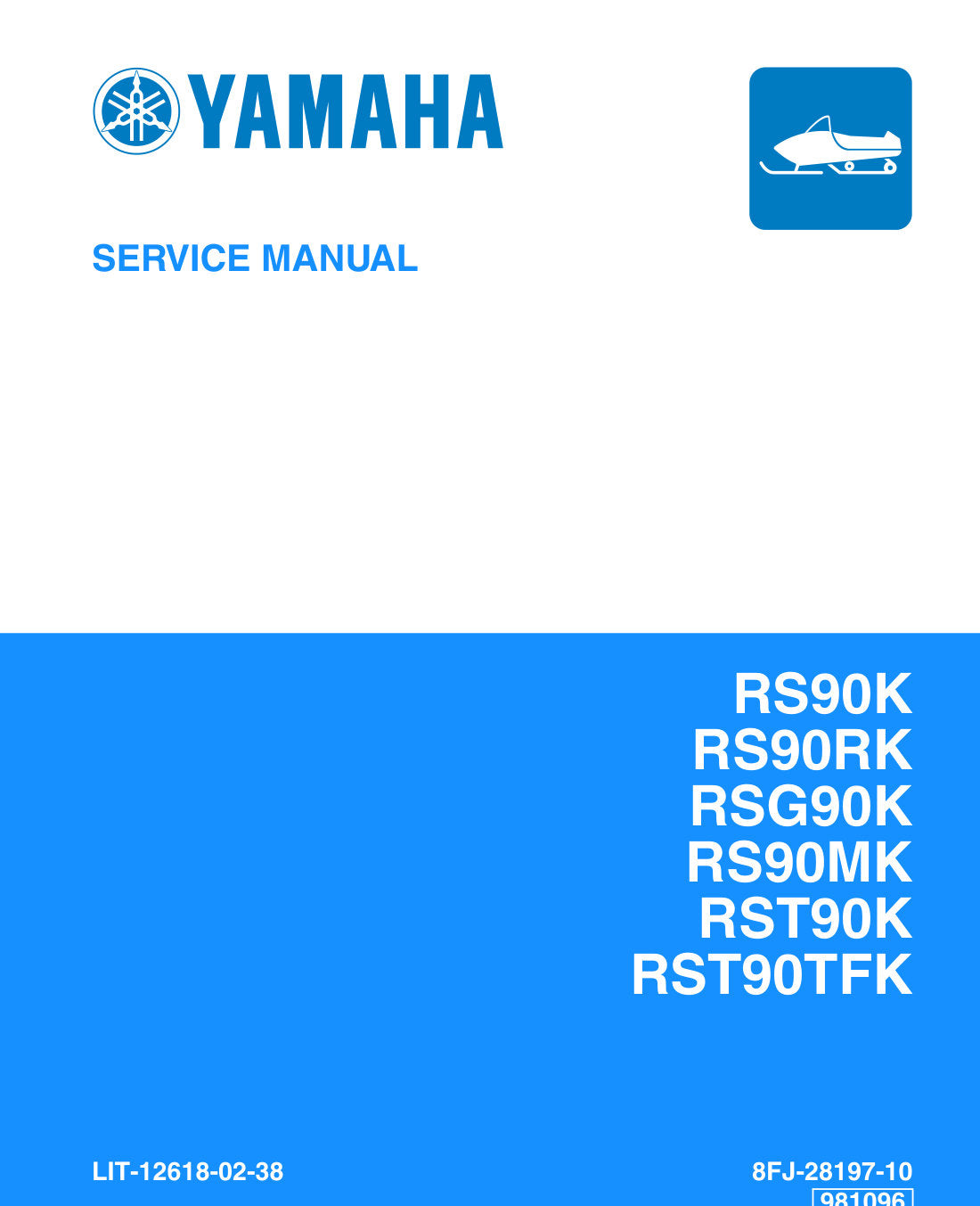 Yamaha RS90K 2005 service manual - page 1