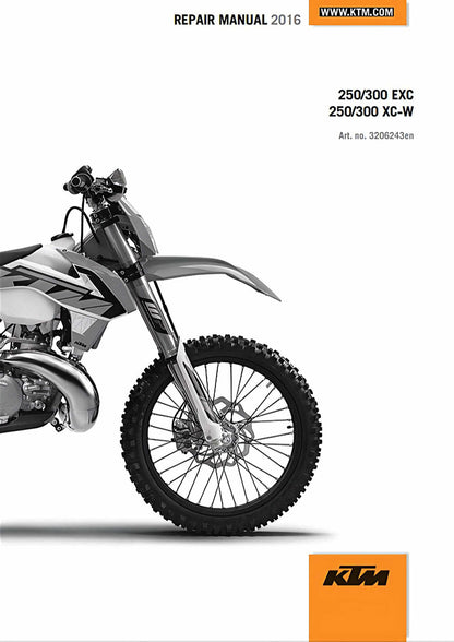 KTM 250 300 EXC 2016 service manual - page 1