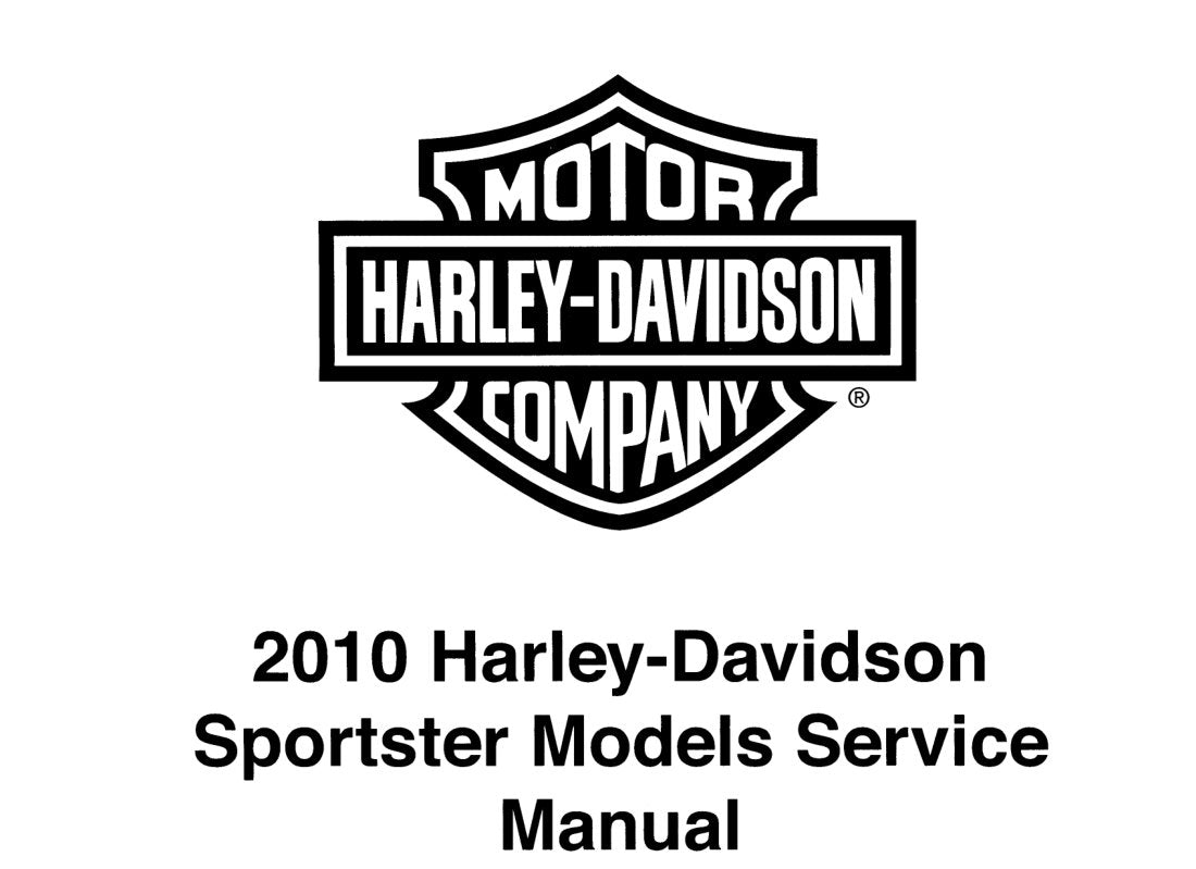 2010 Harley-Davidson Sportster Motorcycle Service Manual - page 1