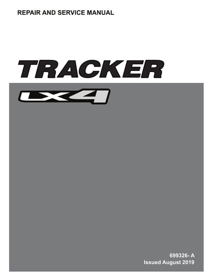Tracker Offroad LX4 72V Electric Golf Cart Service Manual PDF 2020 - sample page 1