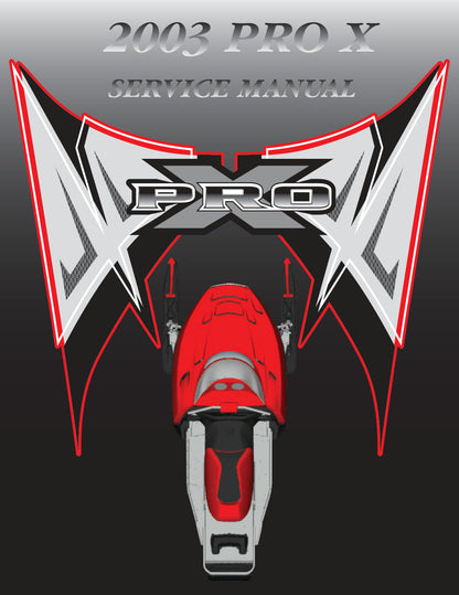 Polaris Pro X 2003 service manual - page 1