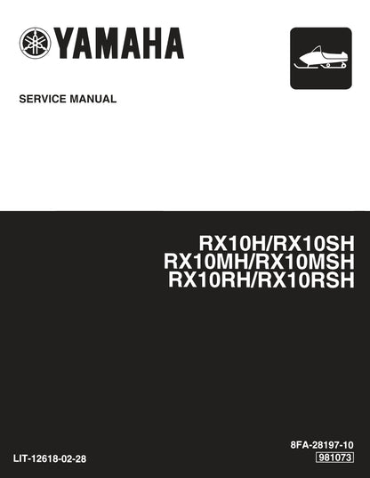 Yamaha RX-1 2003 service manual - page 1