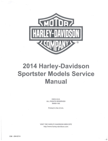 2014 Harley-Davidson Sportster Motorcycle Service Manual - page 1