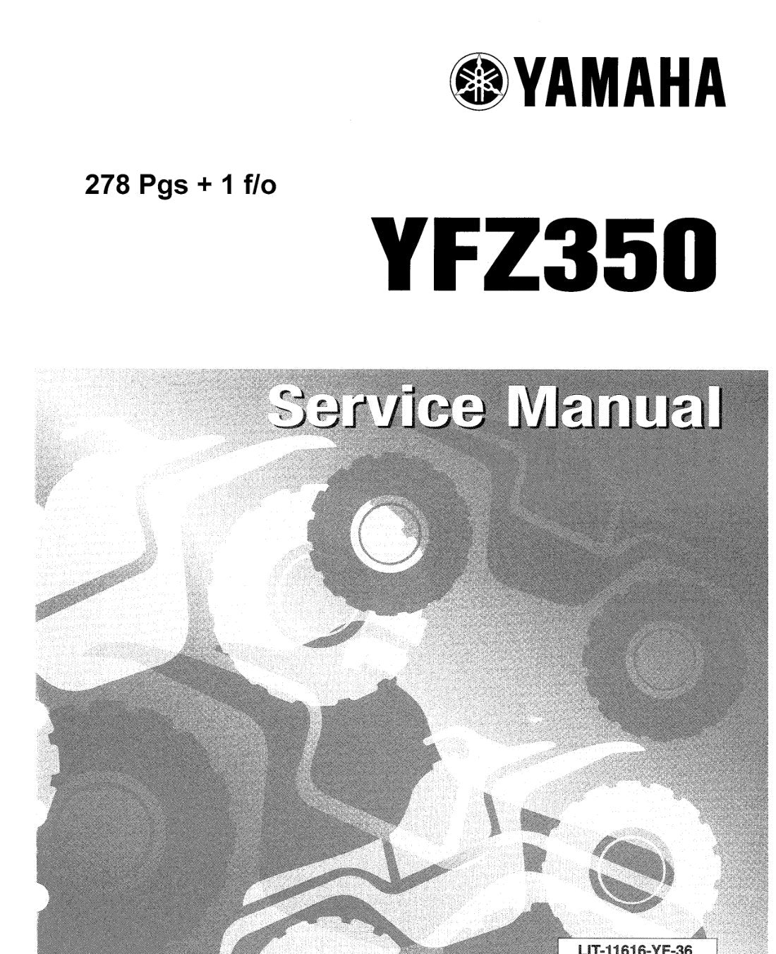 Yamaha Banshee YFZ350 service manual - page 1