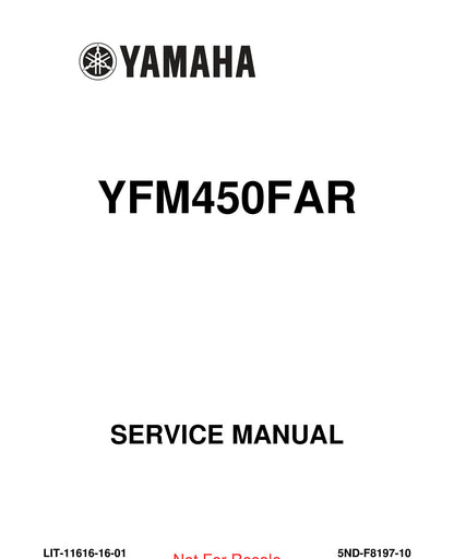 Yamaha Kodiak 450 YFM450FAR 2002 service manual - page 1