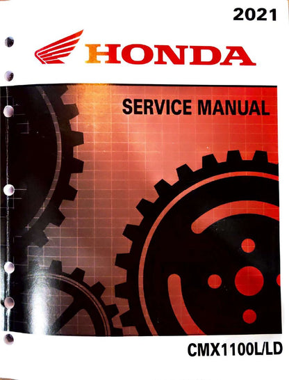 Honda Rebel 1100 service manual cover