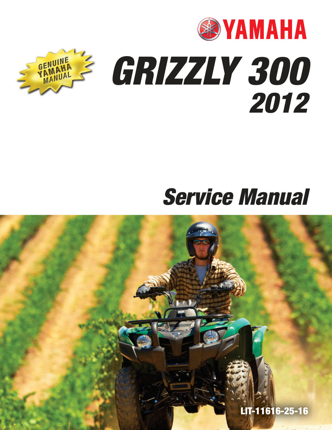 Yamaha Grizzly 300 2012 service manual - page 1