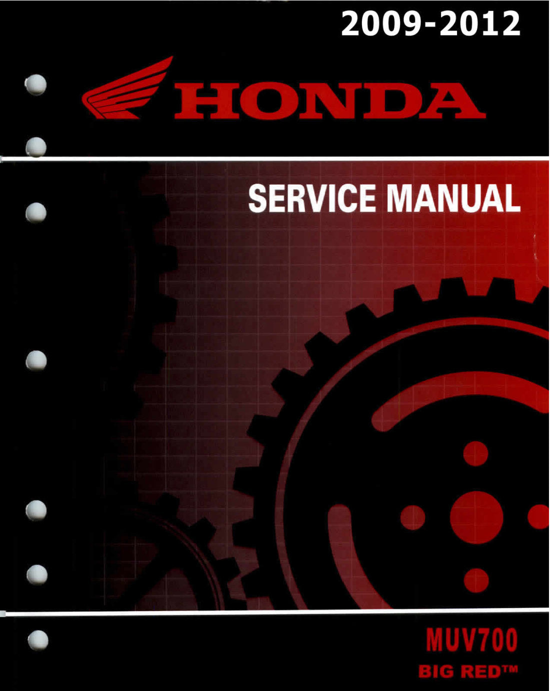 Honda Big Red MUV700 2009-2012 service manual - page 1