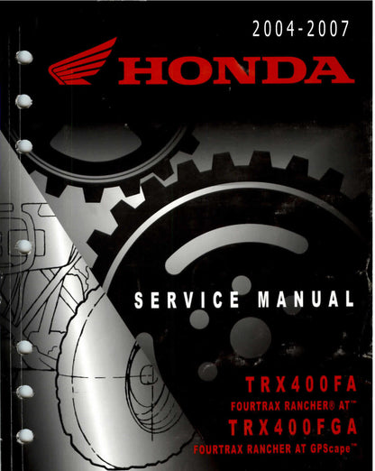 Honda Rancher 400 AT 2004-2007 service manual - page 1