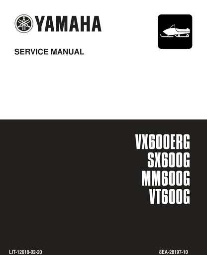 Yamaha VX600 SX600 MM600 VT600 service manual - page 1