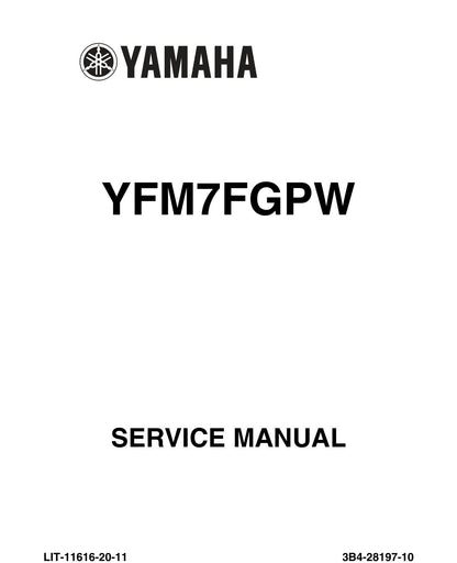 Yamaha Grizzly 700 YFM7FGPW 2007 service manual - page 1