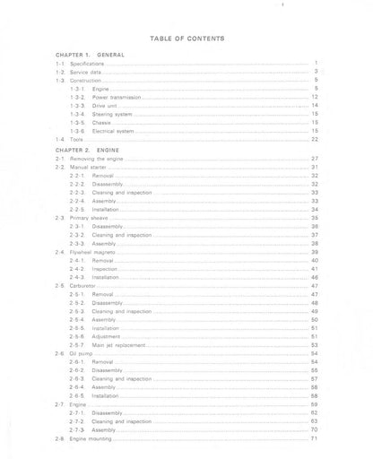 Yamaha GS338 service manual - page 2