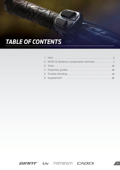 Giant Momentum E-Bike 2020 service manual - page 3