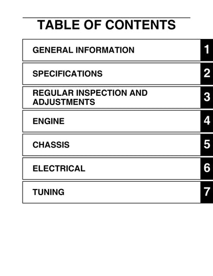 Yamaha YZ250F YZ250FA Motorcycle Service Manual 2011 - page 11
