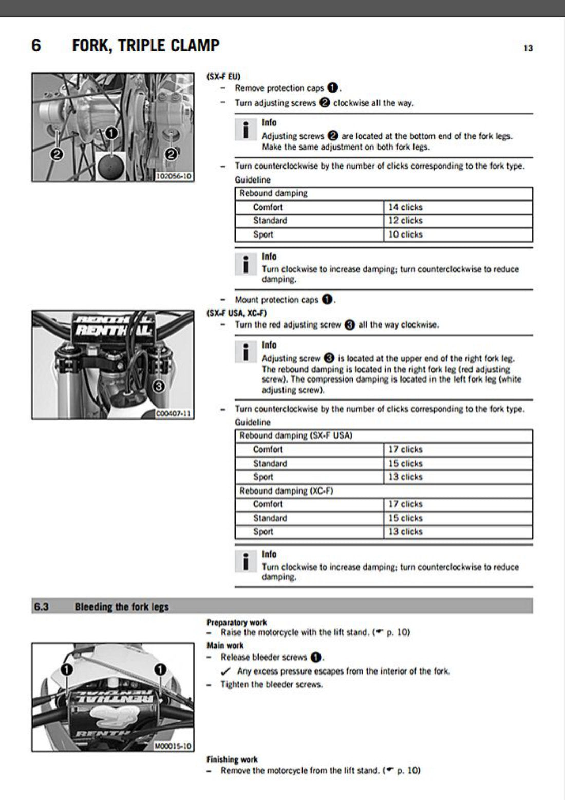 KTM 450 SX-F 2015 service manual - page 15