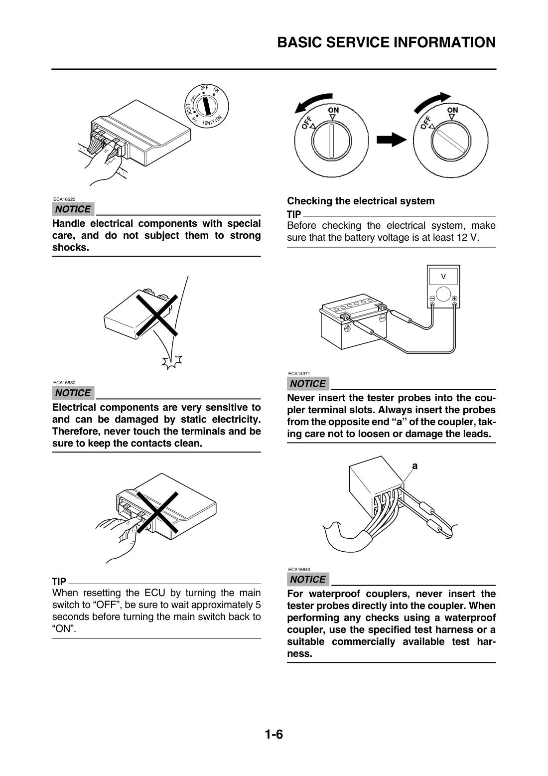 Yamaha TT-R50E Motorcycle Service Manual 2012 - page 15